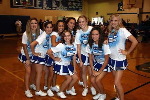 Cheerleaders at a PepRally 2007